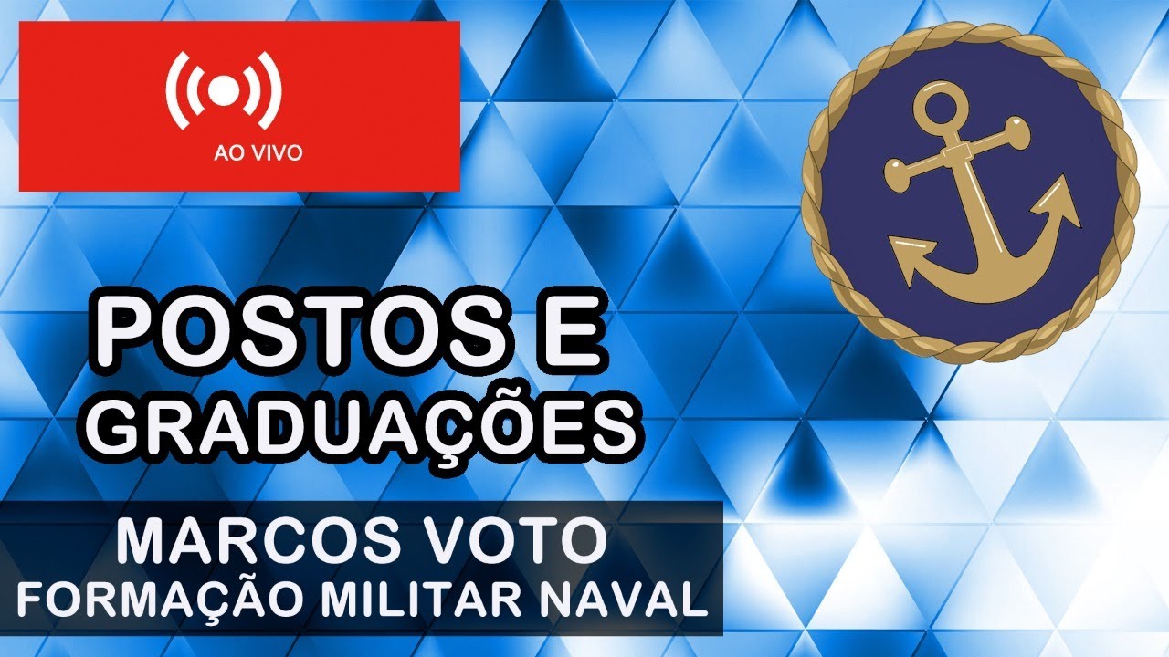 AO VIVO - POSTOS E GRADUAÇÕES