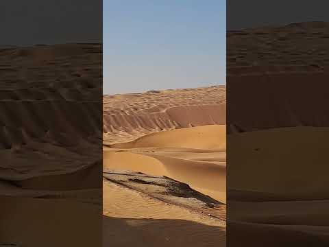 الربع الخالى شيبه طريق منفذ ام الزمول منفذ الربع الخالى