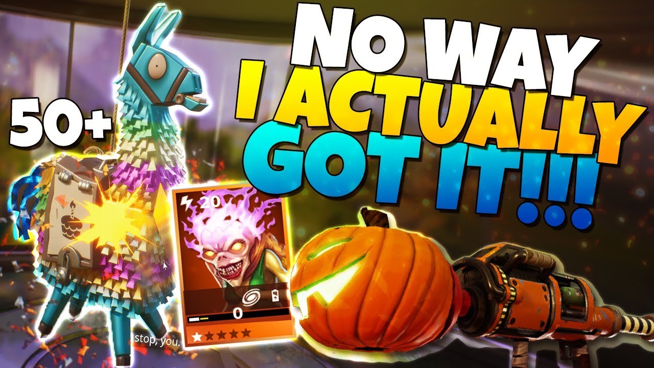 50+ BIRTHDAY LLAMAS LATER! WE GOT IT! | Fortnite Save The World