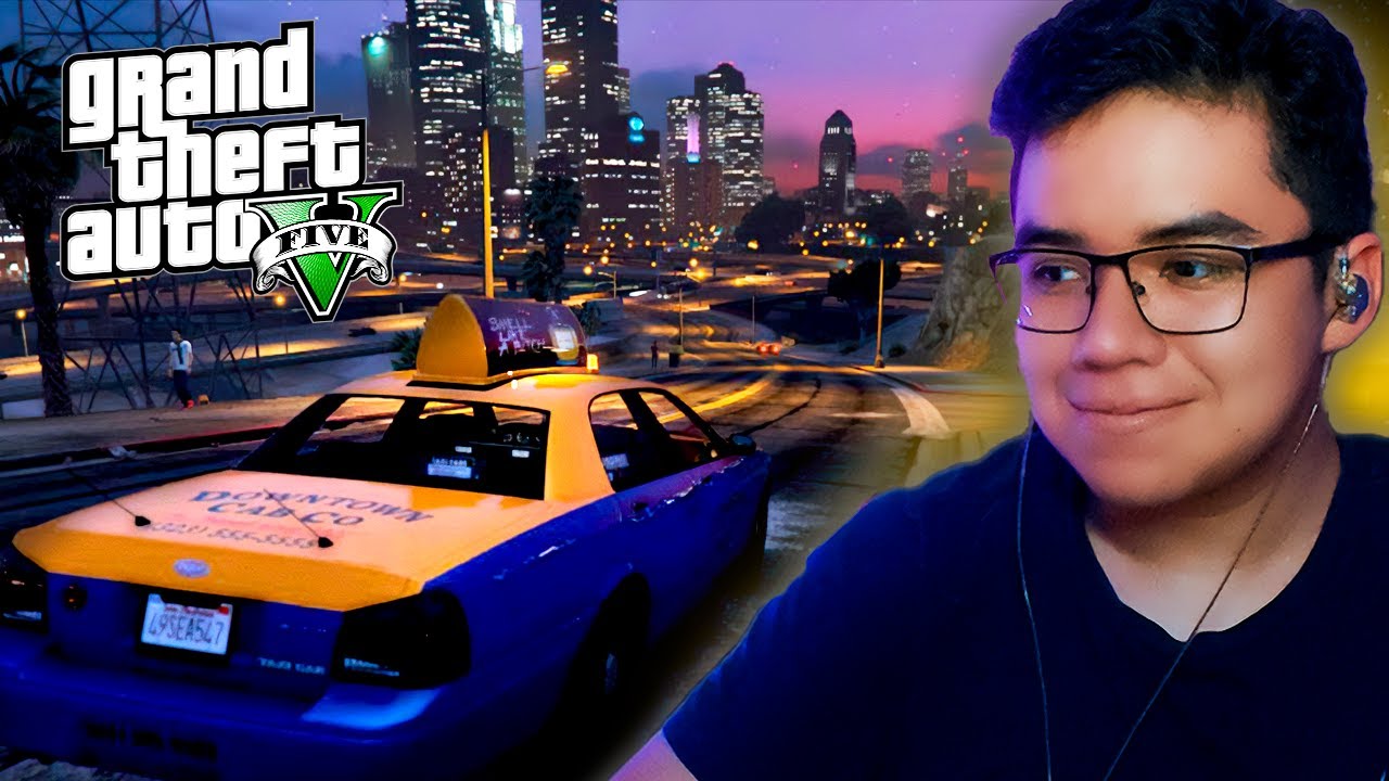 SIENDO TAXISTA POR UN DIA 🚕 | GTA V