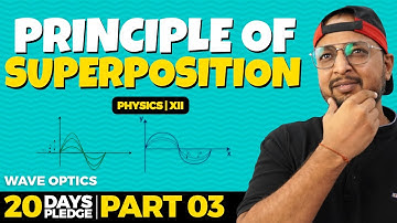 48. Principle of Superposition | Wave Optics | CBSE | NCERT | Physics Baba 2.0