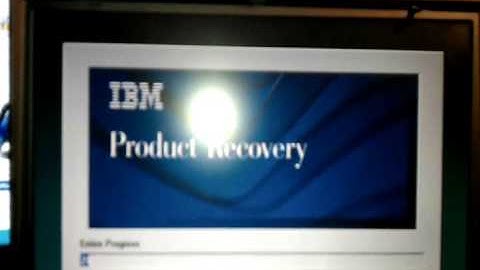IBM Think Pad repairing of missing windows, fail to boot, restore to factory setting.