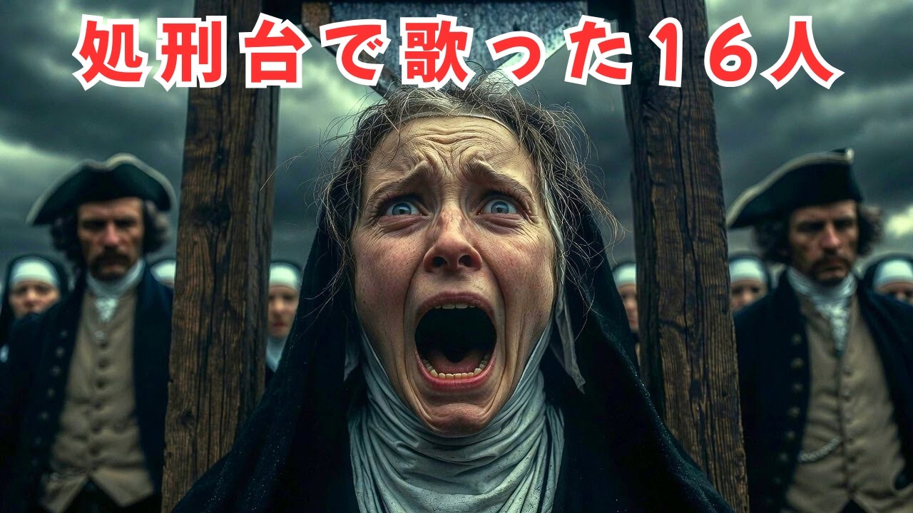 ギロチンへと歩みながら歌を捧げた16人の修道女とロベスピエール失脚の真相