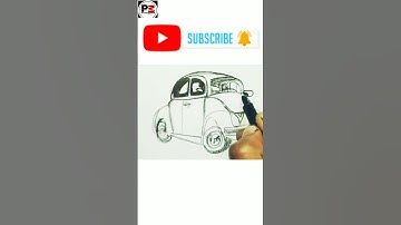 Old Car Drawing || Drawing Car