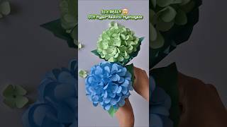 Turning A4 Paper into a Beautiful Hydrangea 🌸