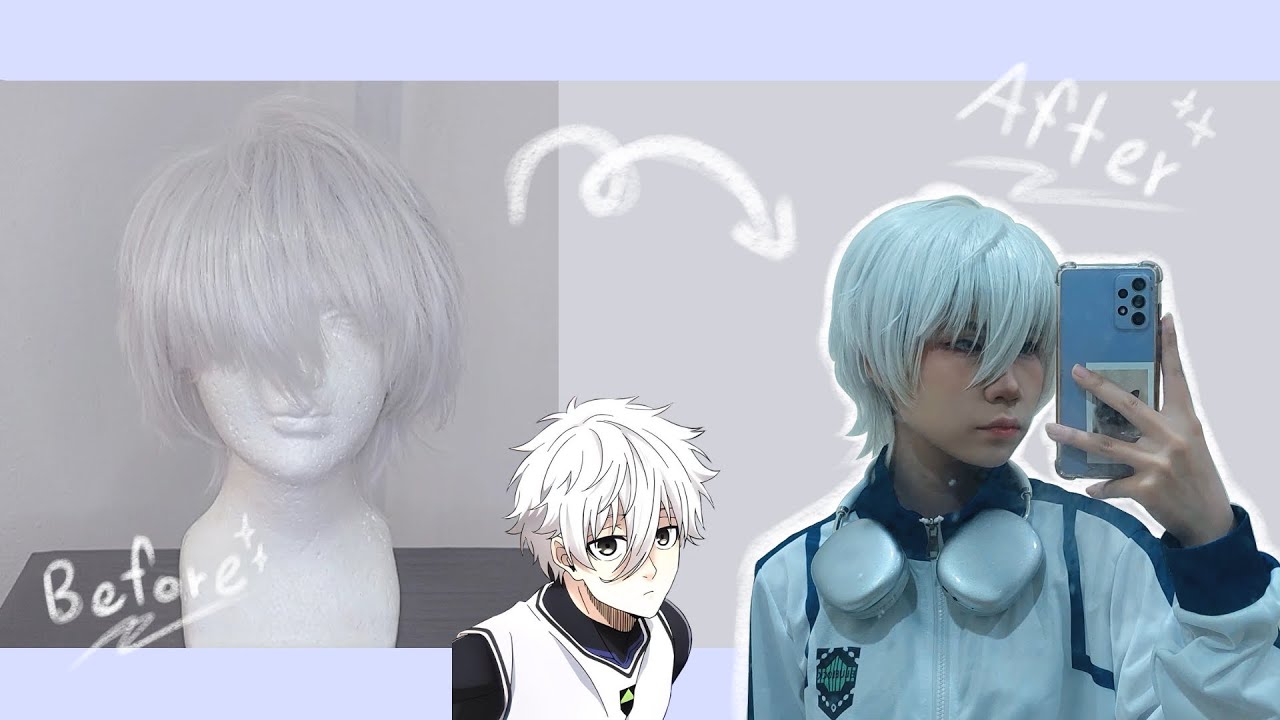 COSPLAY WIG STYLING TUTORIAL - NAGI SESHIRO | BULE LOCK | S9coser🐾