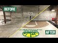 Custom Seattle Supersonics Basketball Court Using Concrete Overlay | How To Video