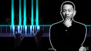 John Legend - Conversations In The Dark | Tutorial Piano Cover