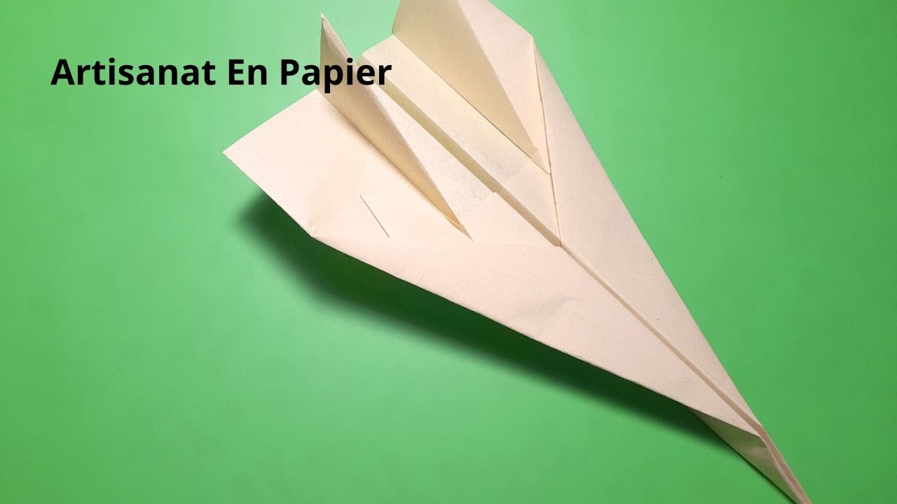 Comment Faire Un Avion En Papier F15 Facile - Artisanat En Papier - YouTube