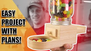 Make A Candy Dispenser - Plans Available!