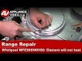 Whirlpool Stove Repair - Element Will Not Heat - Dual Surface Element