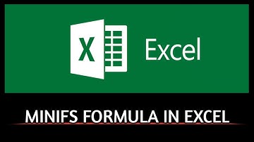 How to Use MINIFS Formula in Excel | Simple Explanation of MINIFS Formula in MS Excel |#minifs