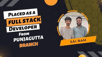 Student placement journey as a FULLSTACK DEVELOPER  from JSpiders | Hyderabad Punjagutta