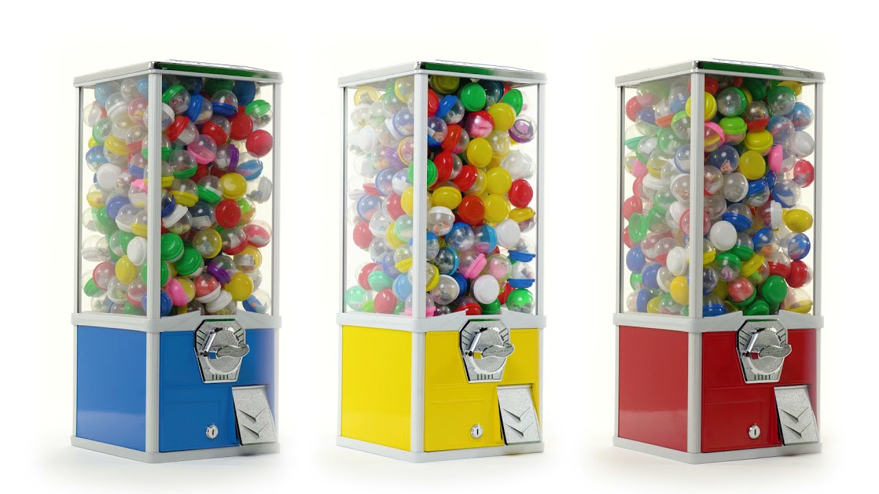 Vending Machine 2 Inch Toy Capsule Bouncy Balls Vending Machine YouTube