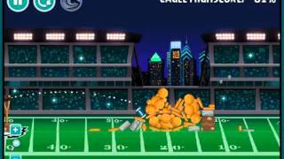 Angry Birds - Philadelphia Eagles Facebook Baltimore Ravens Mighty Eagle 100% Destruction Level 2 screenshot 1