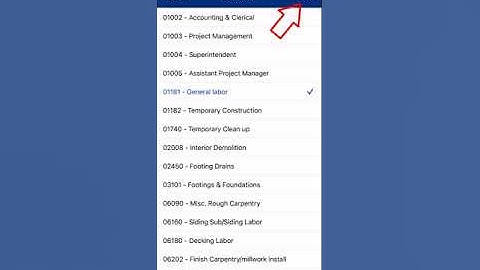 How to clock in using the Builder trend app