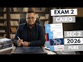 2 حل امتحان Cairo 2026 Pure ماث تانيه ثانوي لغات 