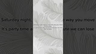 Saturday Night - Whigfield (Lyrics) Short