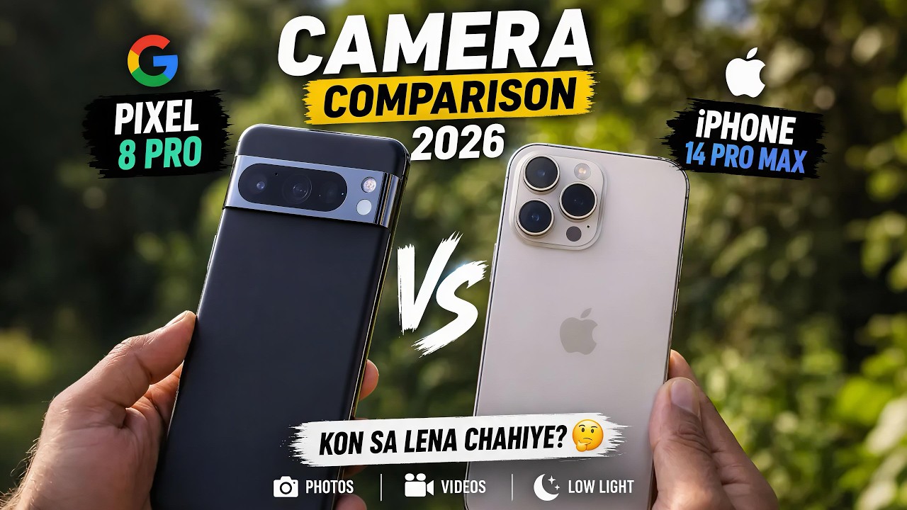 iPhone 14 Pro Max VS Google Pixel 8 Pro Camera Comparison in 2026🔥 ...