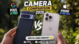 iPhone 14 Pro Max VS Google Pixel 8 Pro Camera Comparison in 2026🔥