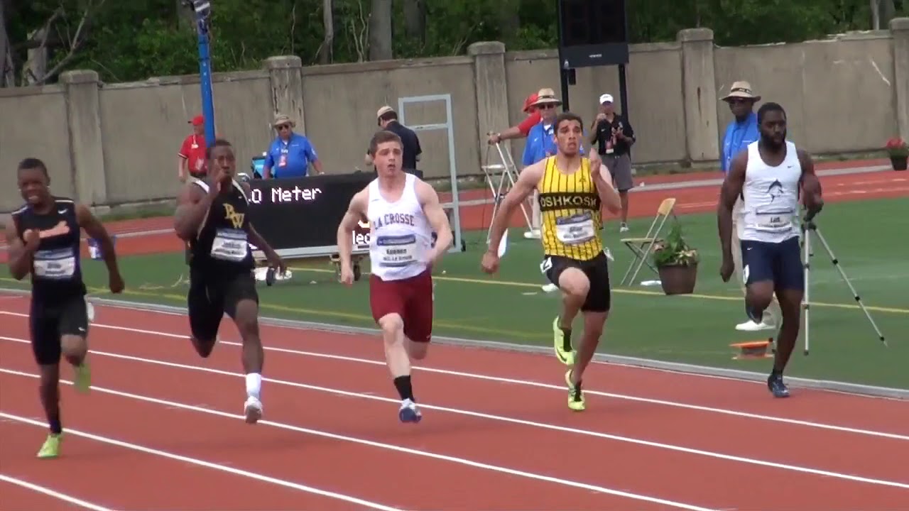 Men's 100M NCAA D3 Nationals YouTube