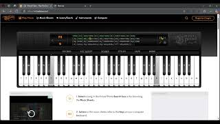runaway on virtual piano