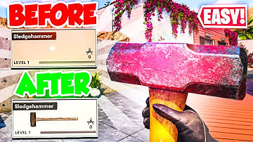 HOW TO FIX SLEDGEHAMMER NOT UNLOCKING AFTER COMPLETING CHALLENGE! (BOCW SLEDGEHAMMER DLC WEAPON!)