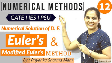 Numerical Methods I Solution of DE - Euler