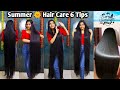 Summer  hair care 6 tips  long shiney  healthy hair secret indianglamour07