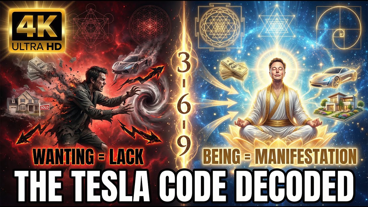 The Tesla Code: Why WANTING Repels Your Desires (3-6-9 Decoded)