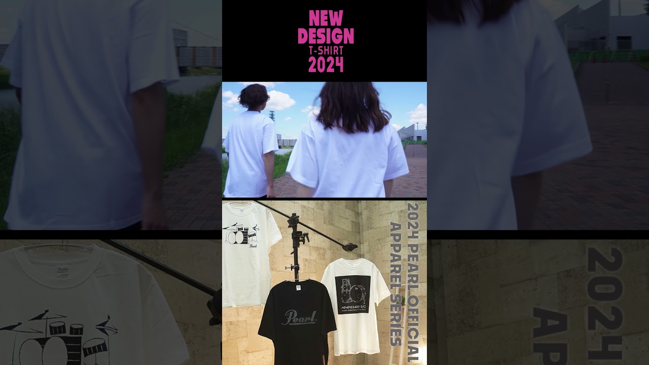 Pearl 2024 NEW DESIGN T-SHIRT 限定発売のお知らせ | Pearl Drums 