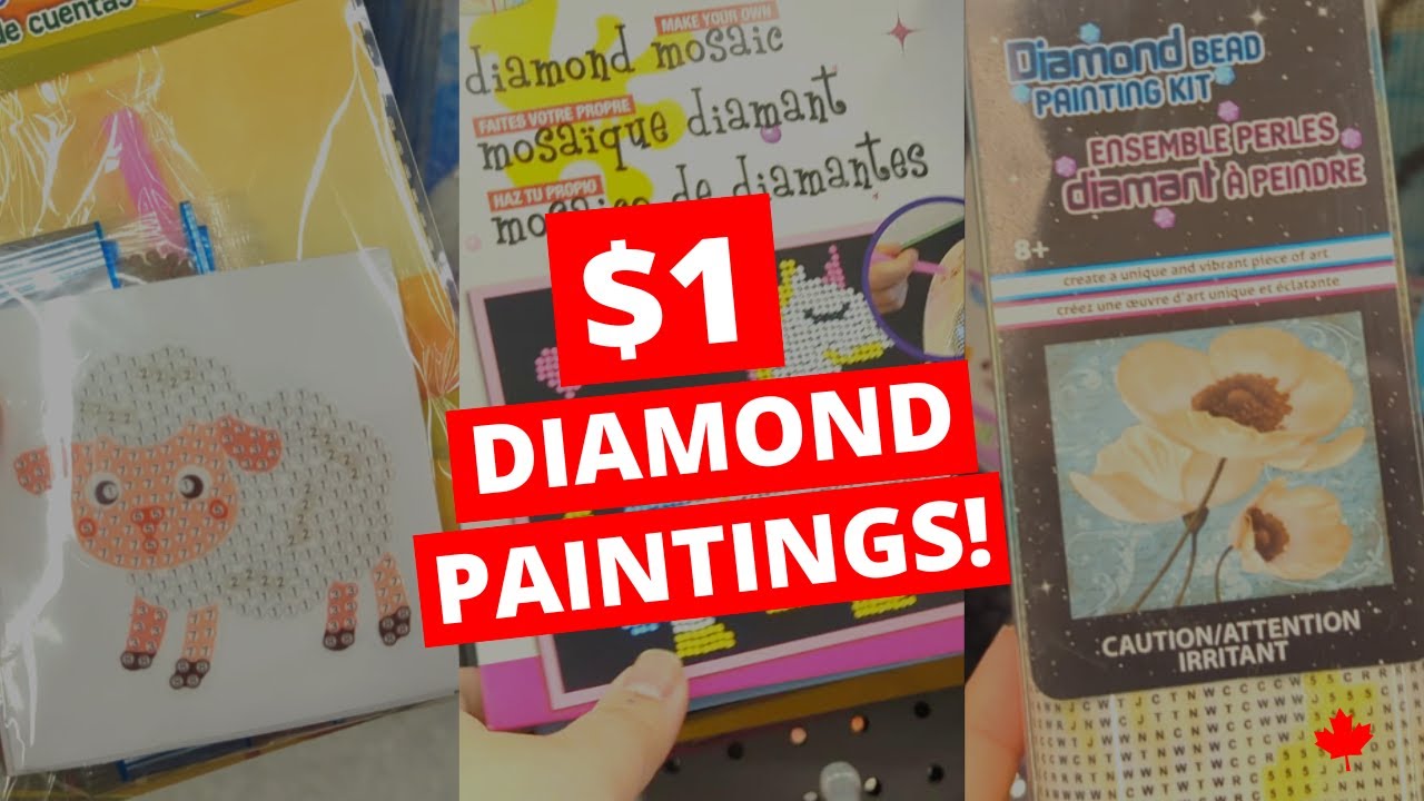 I FOUND ONE DOLLAR KITS!!, Budget Friendly Cheap Diamond Painting Deals