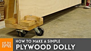 How to Make Simple Plywood Dolly // Woodworking | I Like To Make Stuff