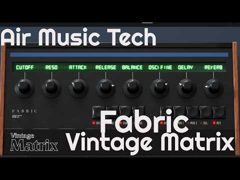 Fabric Vintage Matrix by Air Music Tech (No Talking)