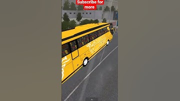#shorts | JB3+ Scania K360  Bus Mod for Bussid | Rainy season aa gya | Android game | 3D Game