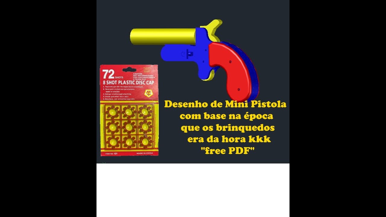 PISTOLA DE BRINQUEDO QUE EJETA CARTUCHO,[Shell ejecting gun