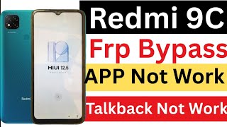 redmi 9c frp bypass / redmi 9c frp bypass miui 12.5 / redmi 9c miui 12.5.4 frp bypass