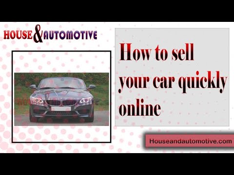 How to sell your car quickly online
