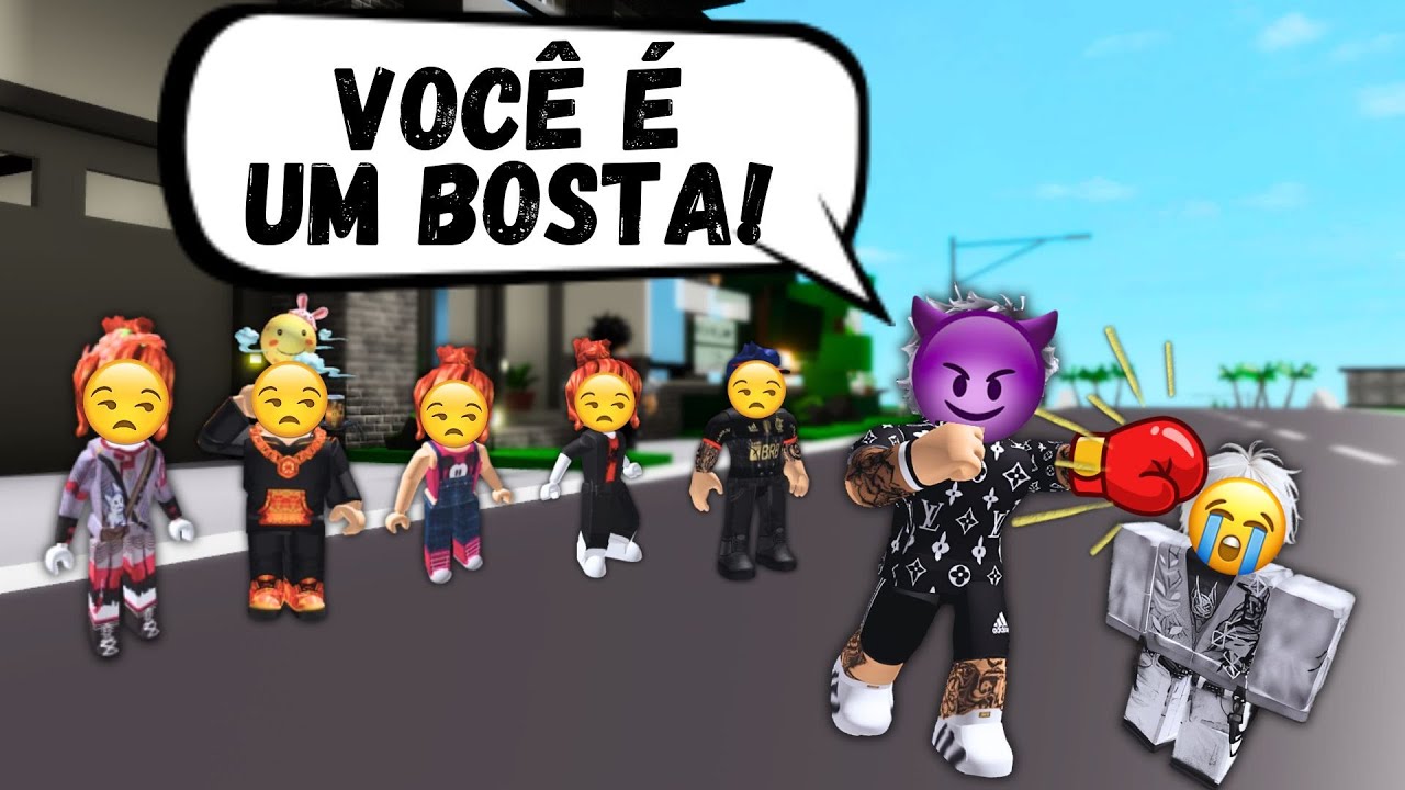 O menino que batia no irmão mais novo e se deu mal !! - HISTÓRIA DE ROBLOX