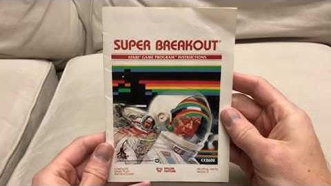 Super Breakout - Classic Video Game Manual (Atari 2600 - 1981)