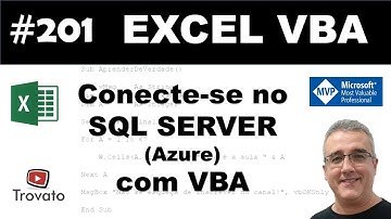 #201 - Excel VBA - Conectar no SQL Server no Azure
