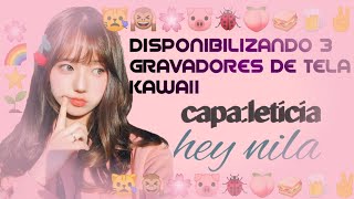 disponibilizando gravadores kawaiis