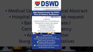 Dswd Medical Assistance Requirements dswd short short