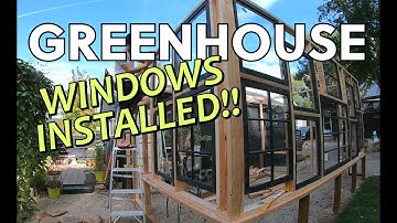 Framing in Windows | Old Windows Greenhouse Build (Part 9)