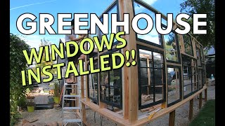 Framing in Windows | Old Windows Greenhouse Build (Part 9)