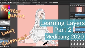 [MediBang] UPDATED 2020 - Layers Tutorial Part 2