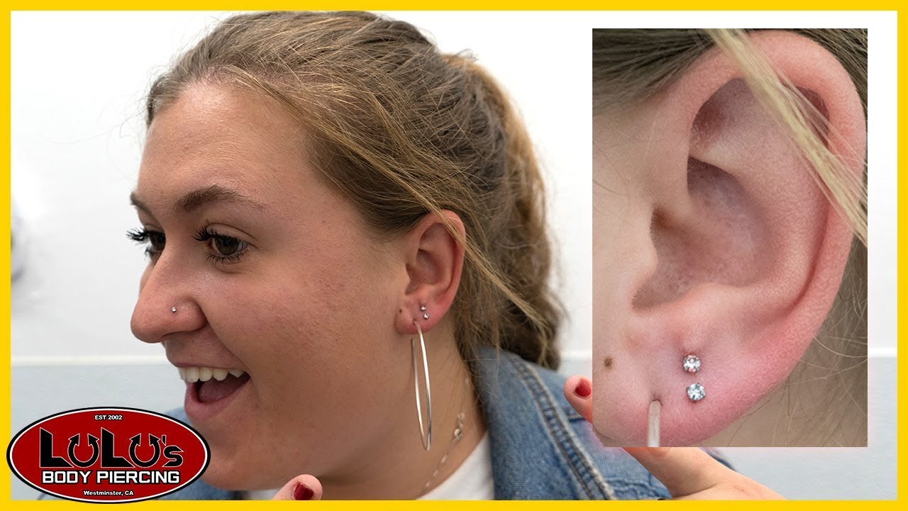 Stacked Lobe Piercing Youtube