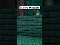 Painting WARPED PLANKS in Minecraft! #minecraft #texturepack
