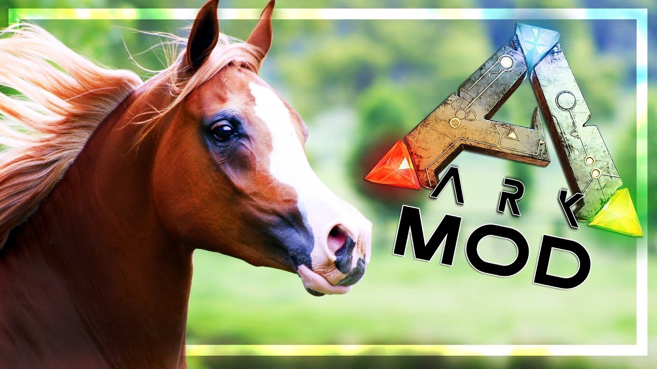 DE VRAIS CHEVAUX DANS ARK ! Test du mod MarniiMods Horses YouTube