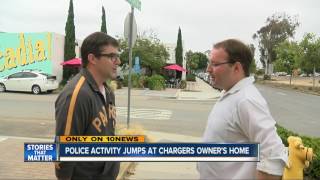 Police activity rises at Chargers owner Dean Spanos residence